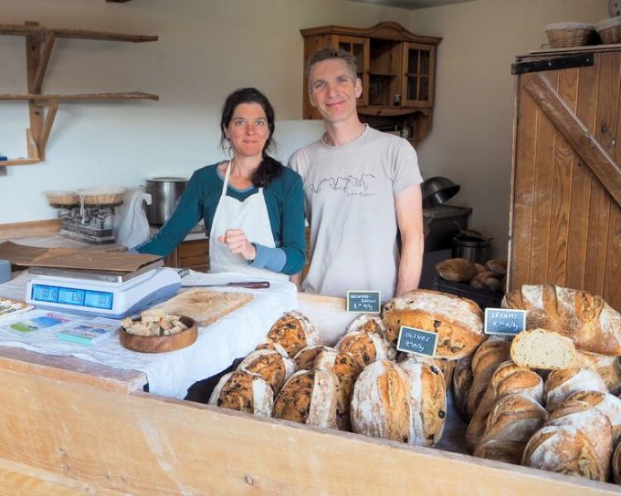 Petit marché bio à la ferme